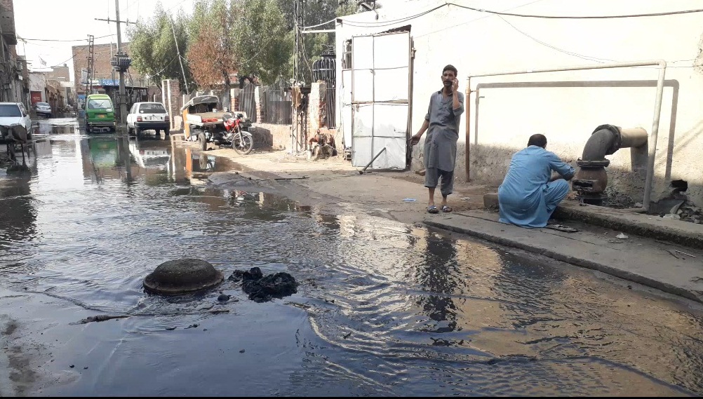 Untreated Industrial Waste Water Faisalabad