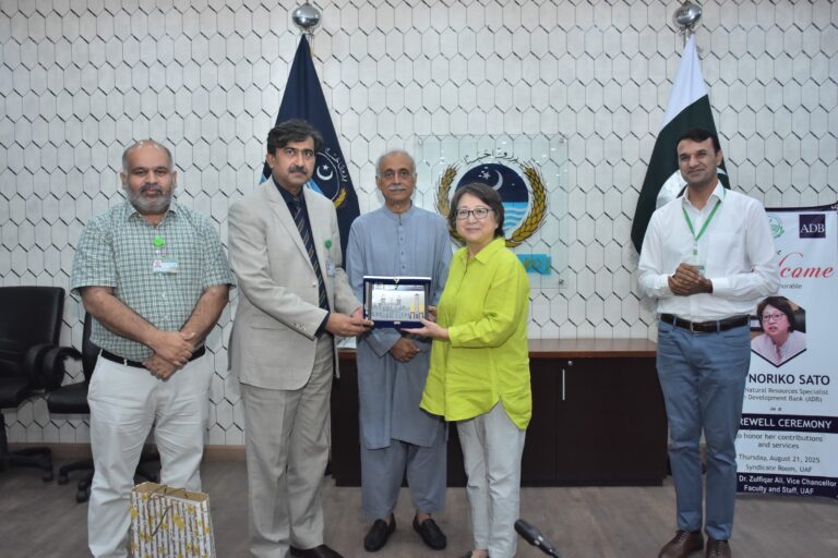 ADB Senior Natural Resources Specialist Noriko Sato visited UAF