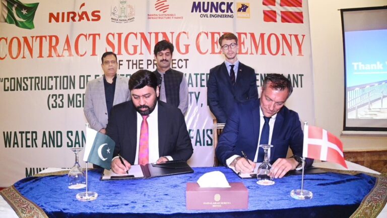 WASA Faisalabad Signs Landmark Agreement for 33 MGD Wastewater Treatment Plant